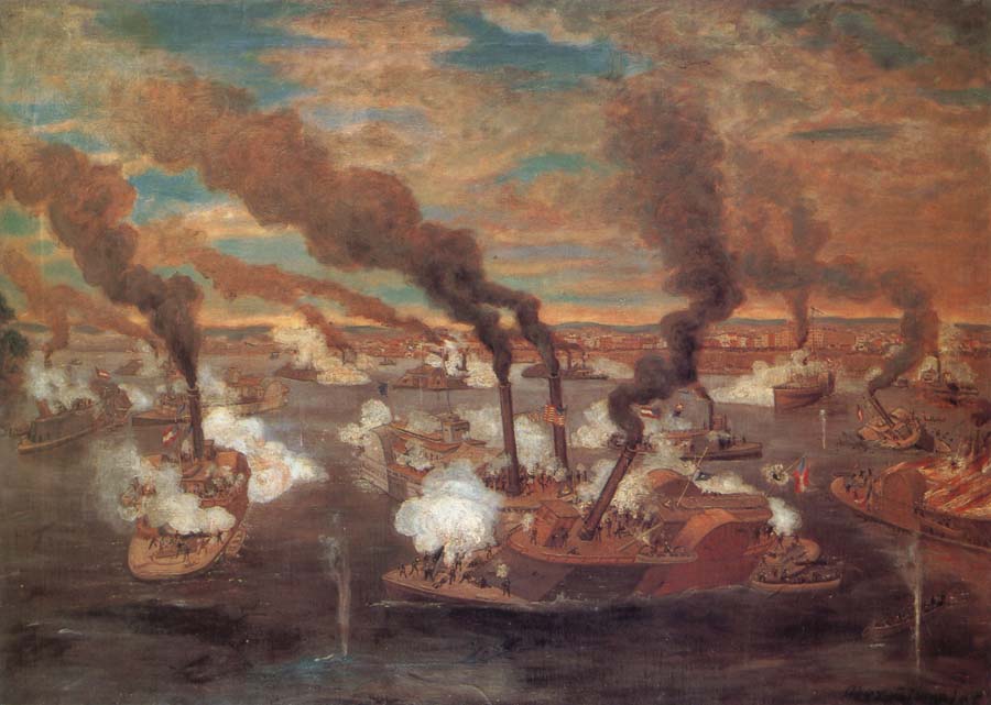 The Great Naval Battle at Memphis